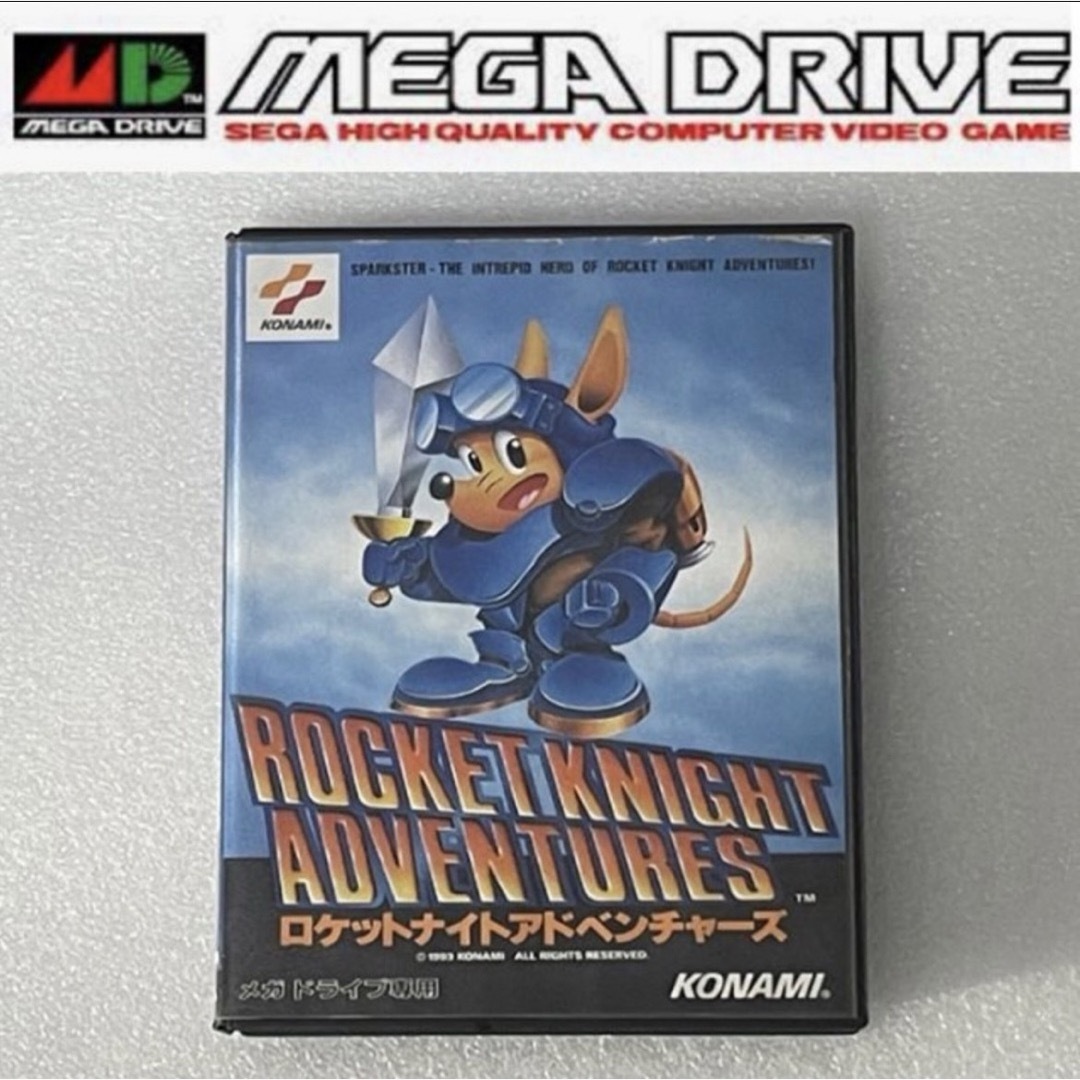 MD ロケットナイトアドベンチャーズ 箱 説明書付き メガドライブ MD ロケットナイトアドベンチャーズ 箱 説明書付き メガドライブ