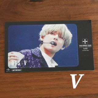 ボウダンショウネンダン(防弾少年団(BTS))の【非売品】BTS WINGS DVD特典 ICカードステッカー V(アイドルグッズ)