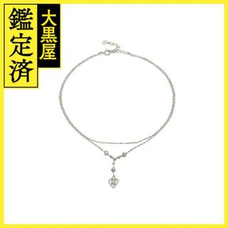 JEWELRY　アンクレット　ハート　K14WG　ダイヤモンド【200】(アンクレット)