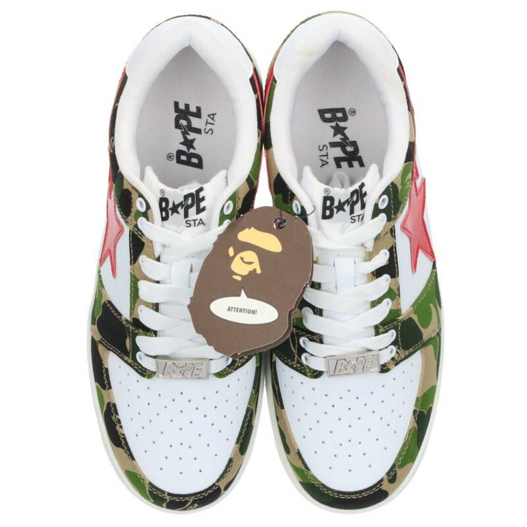 A BATHING APE(アベイシングエイプ)のアベイシングエイプ  BAPE STA 1F30191003 ベイプスタグリーンカモスニーカー メンズ 26.5cm メンズの靴/シューズ(スニーカー)の商品写真