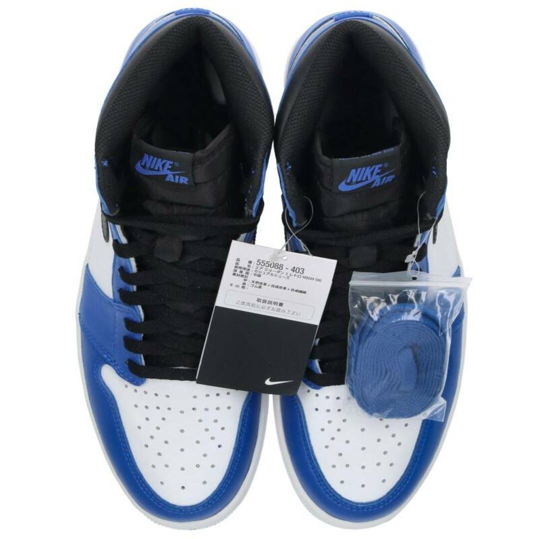 NIKE(ナイキ)のナイキ  AIR JORDAN 1 RETRO HIGH OG GAME ROYAL 555088-403 エア ジョーダン1レトロハイオージーゲームロイヤルスニーカー メンズ 27.5cm メンズの靴/シューズ(スニーカー)の商品写真