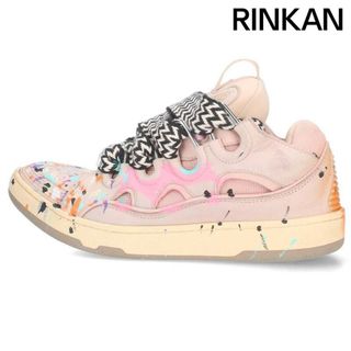 ランバン(LANVIN)のランバン ×ギャラリーデプト GALLERY DEPT  FM-SKRK11-DRGD-P22/Curb Sneakers ペンキ加工ステートメントレーススニーカー メンズ 42(スニーカー)