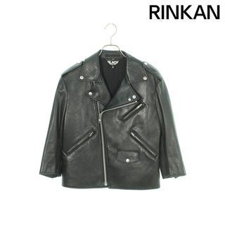 ブラックコムデギャルソン(BLACK COMME des GARCONS)のブラックコムデギャルソン  1H-J023 AD2011 フェイクレザーライダースジャケットブルゾン メンズ S(ブルゾン)