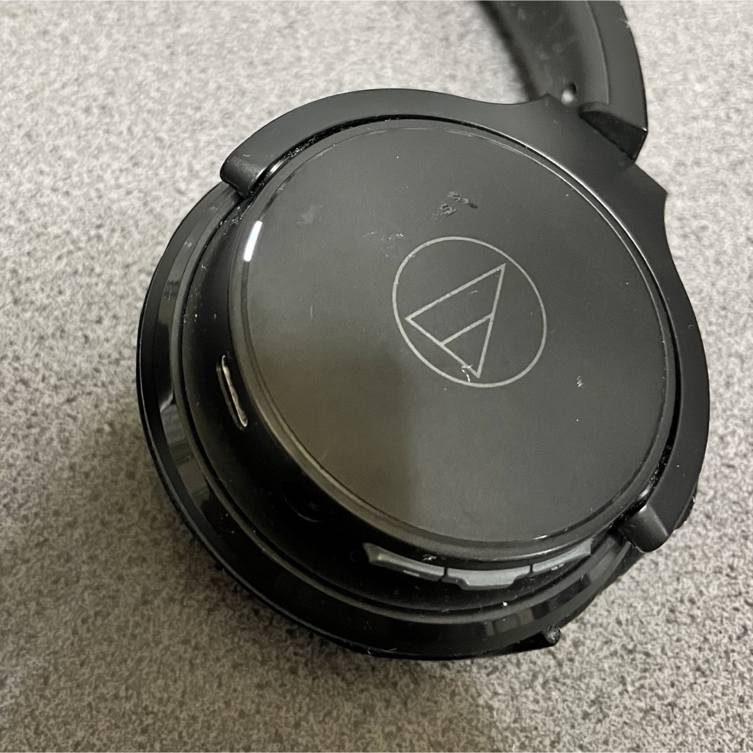 audio-technica(オーディオテクニカ)の【オーディオテクニカ】ワイヤレスヘッドホンATH-S220BT BK スマホ/家電/カメラのオーディオ機器(ヘッドフォン/イヤフォン)の商品写真