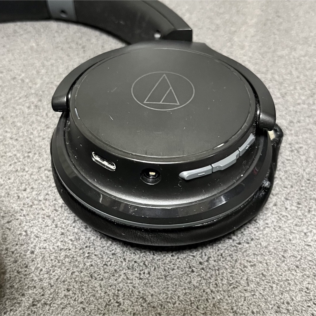 audio-technica(オーディオテクニカ)の【オーディオテクニカ】ワイヤレスヘッドホンATH-S220BT BK スマホ/家電/カメラのオーディオ機器(ヘッドフォン/イヤフォン)の商品写真