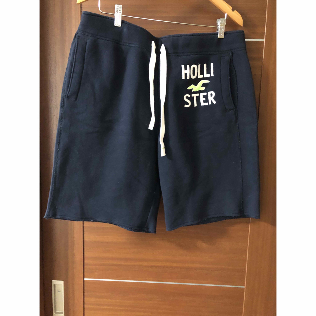 Hollister(ホリスター)の美品 メンズ HOLLISTER ホリスター　裏起毛ショート パンツ サイズXL メンズのパンツ(ショートパンツ)の商品写真