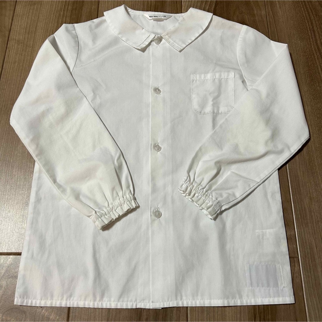 わいわいクラブ　140 ブラウス　カッターシャツ　長袖 キッズ/ベビー/マタニティのキッズ服男の子用(90cm~)(ブラウス)の商品写真