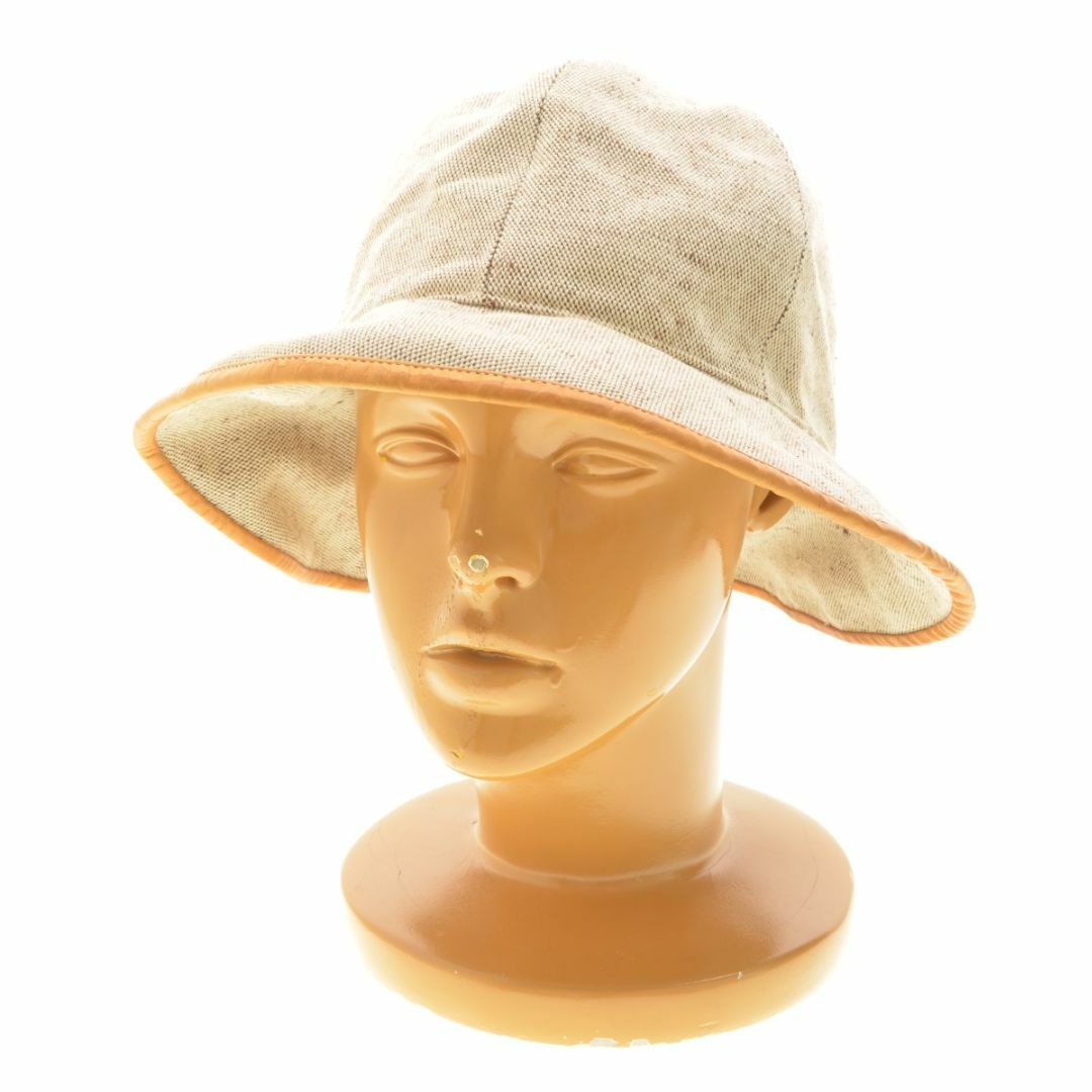 【MANIERA】MEA-18302 レザーパイピングハット メンズの帽子(ハット)の商品写真