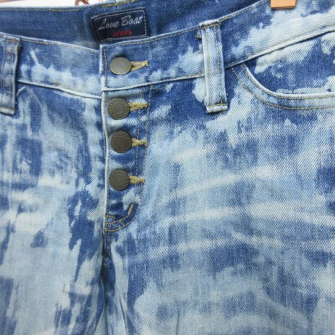 other(アザー)のラブボートジーンズ LOVE BOAT JEANS デニムパンツ SSサイズ  レディースのパンツ(クロップドパンツ)の商品写真