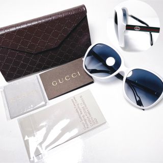 Gucci - 極美品 GUCCI グッチ サングラス シェリーライン インターロッキング GG