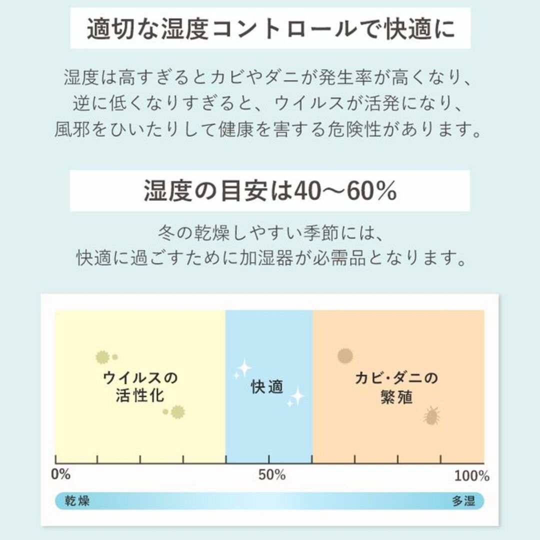 ★1.3L★ アイリスオーヤマ 加湿器 加熱式 アロマ対応 白 他カラー有 スマホ/家電/カメラの生活家電(加湿器/除湿機)の商品写真