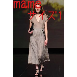 試着のみ mame 2015ss ワンピース Perfume かしゆか着用