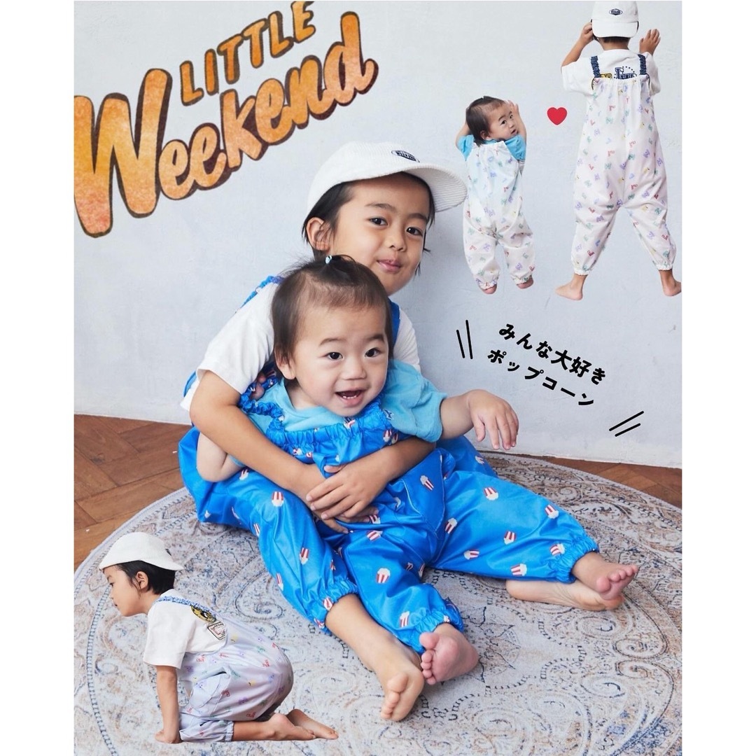 しまむら(シマムラ)のlittle WEEKEND/サロペット キッズ/ベビー/マタニティのキッズ服男の子用(90cm~)(パンツ/スパッツ)の商品写真