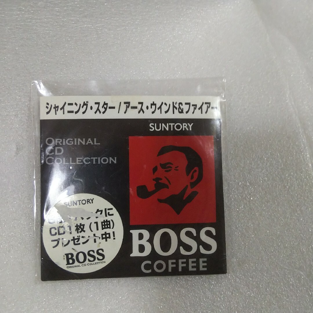 SUNTORY　BOSS　缶コーヒー　CD ８センチ エンタメ/ホビーのコレクション(ノベルティグッズ)の商品写真