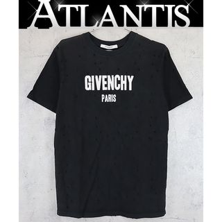 ジバンシィ(GIVENCHY)のGIVENCHY 銀座店 ジバンシー Tシャツ デストロイ加工 黒 93417(Tシャツ/カットソー(半袖/袖なし))