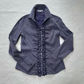 NARACAMICIE - #NARACAMICIE／春先秋口-(ストレッチ性有)ブラウス／未着品／サイズM