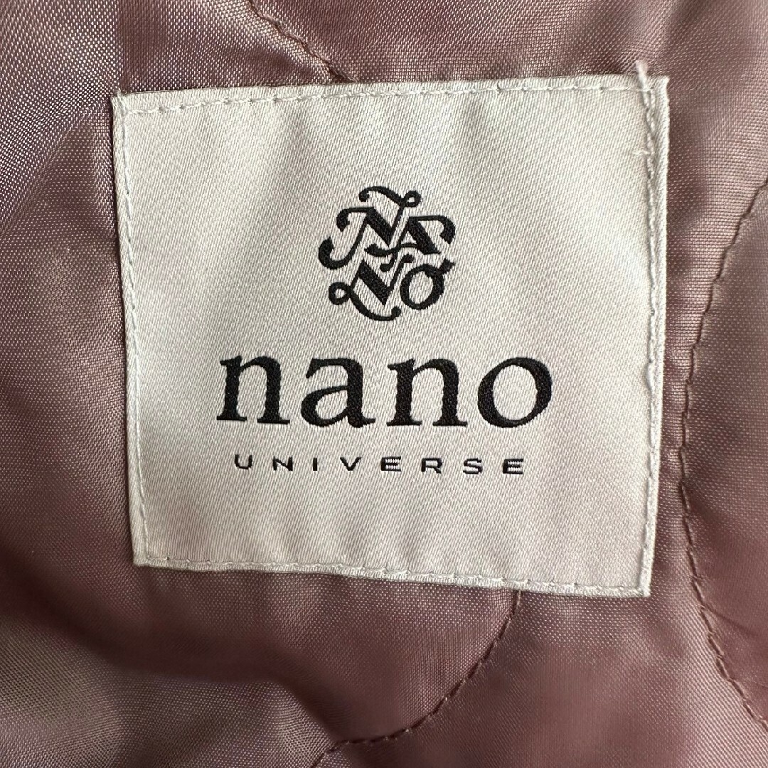 nano・universe(ナノユニバース)の【送料無料】ナノユニバース フェイクレザー 中綿 オーバージャケット 36 レディースのジャケット/アウター(ブルゾン)の商品写真