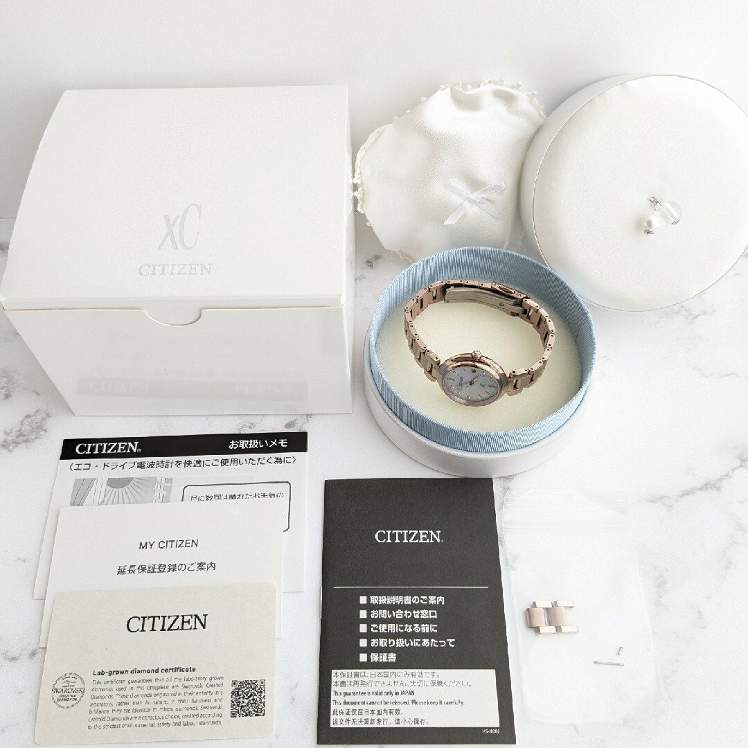 CITIZEN(シチズン)の限定2100本 専用ケース付き xC クロスシー ミズコレクション チタニウム レディースのファッション小物(腕時計)の商品写真