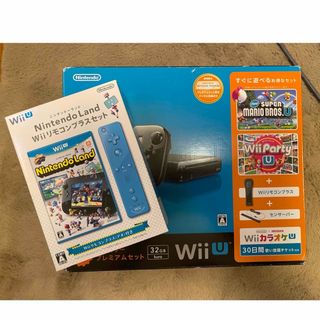 ウィーユー(Wii U)のWii U すぐに遊べるファミリープレミアムセット（クロ）（「Wii Party(家庭用ゲーム機本体)