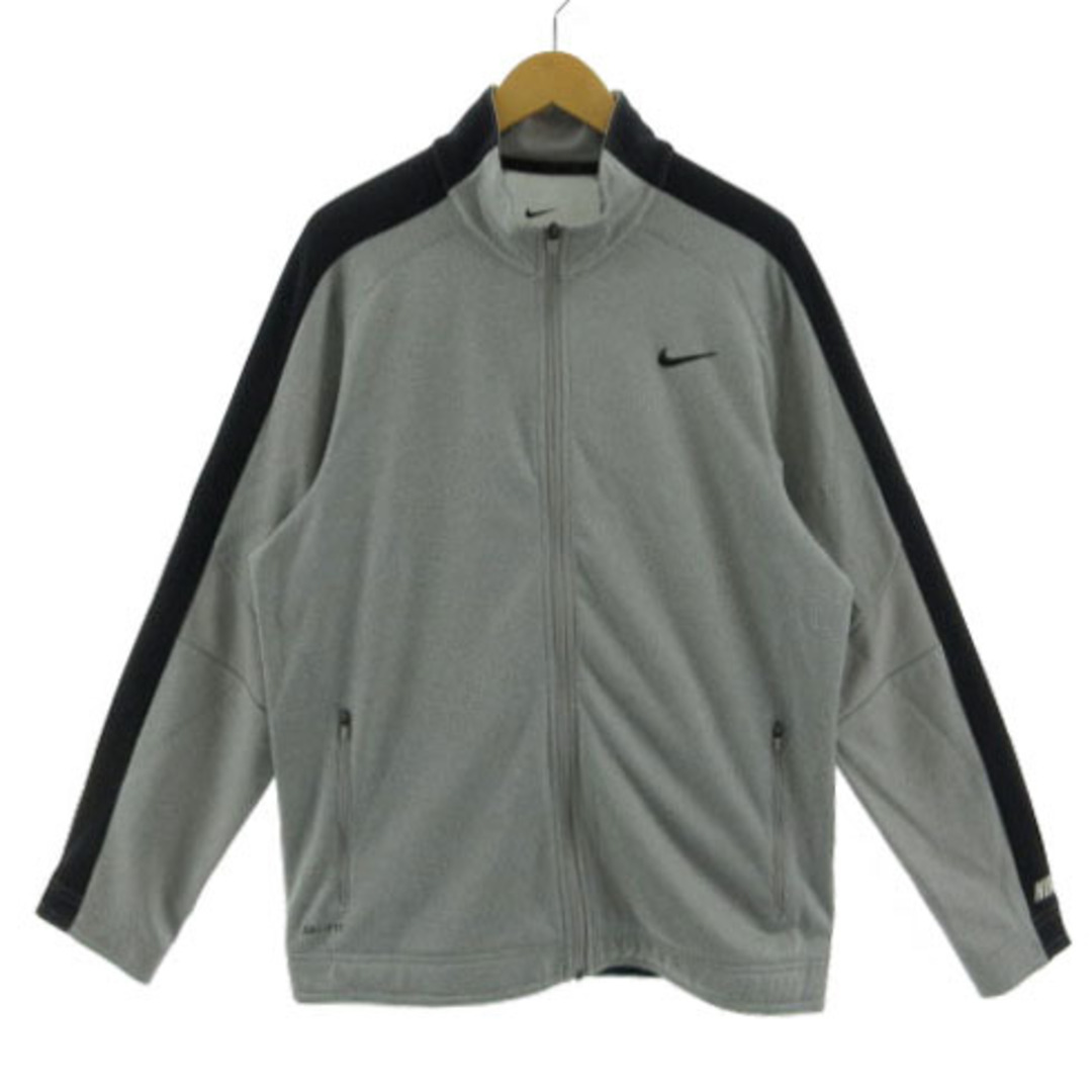 NIKE(ナイキ)のNIKE ジャケット HO140509FVN DRI-FIT グレー系 黒 XL スポーツ/アウトドアのスポーツ/アウトドア その他(その他)の商品写真