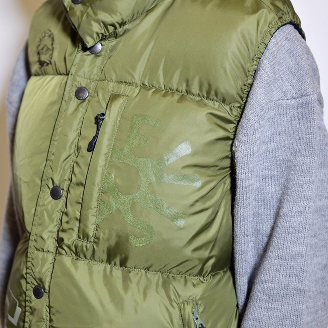 Evisen FUJI REVERSIBLE DOWN VEST Lダウンベスト メンズのジャケット/アウター(ダウンジャケット)の商品写真