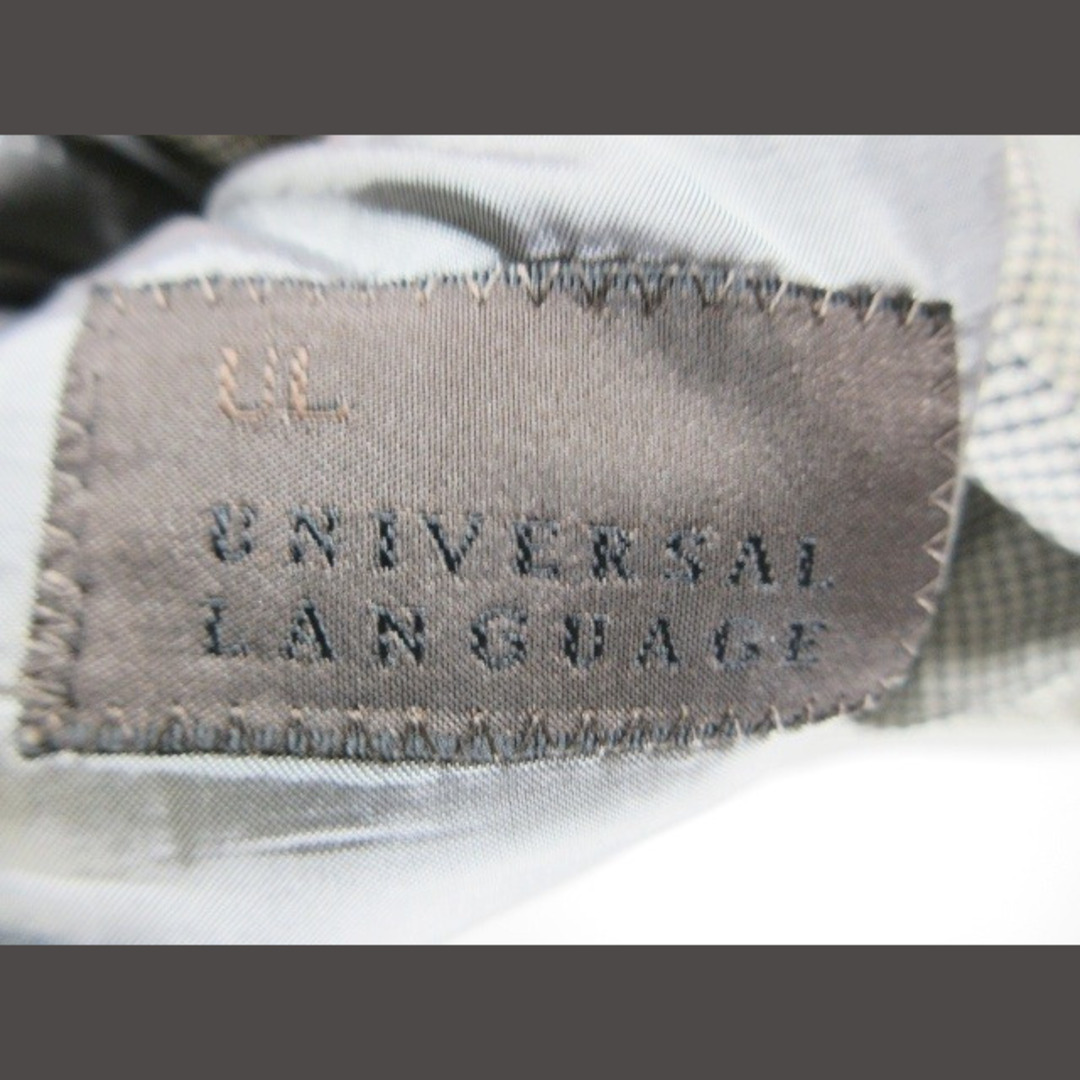  UNIVERSAL LANGUAGE ジャケット チェック メンズのジャケット/アウター(テーラードジャケット)の商品写真