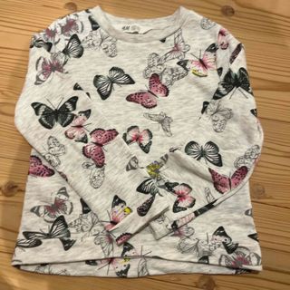 エイチアンドエム(H&M)のH&M ちょうちょ　バタフライ　110(Tシャツ/カットソー)