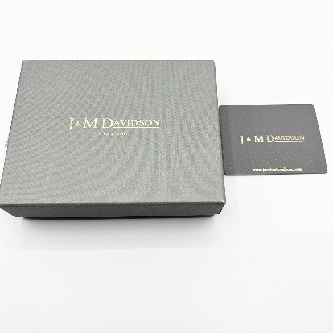 J&M DAVIDSON(ジェイアンドエムデヴィッドソン)の極美品 ジェイアンドエムデヴィッドソン 折り財布 スタッズ 箱付き ブラウン レディースのファッション小物(財布)の商品写真