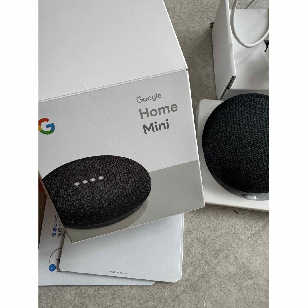 Google(グーグル)のGoogle Home mini スマホ/家電/カメラのオーディオ機器(スピーカー)の商品写真