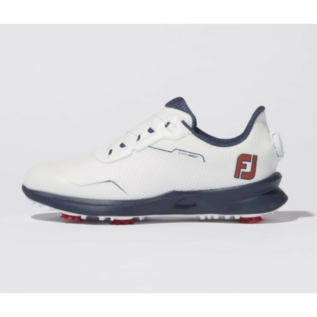 FootJoy(フットジョイ)の【新品】フットジョイ　FootJoy ATAK BOA 27cm ホワイト スポーツ/アウトドアのゴルフ(シューズ)の商品写真