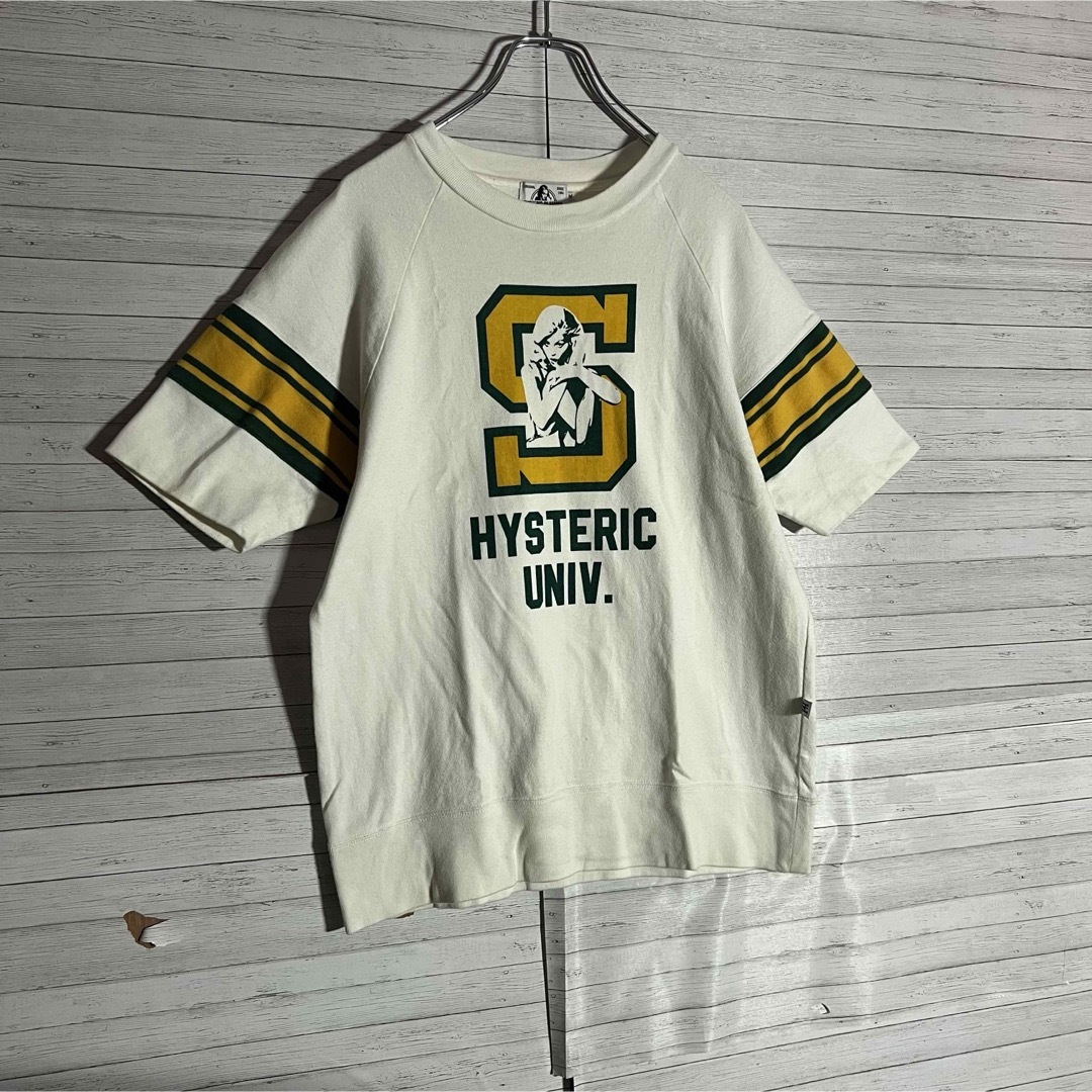 HYSTERIC GLAMOUR(ヒステリックグラマー)の【希少デザイン】ヒステリックグラマー ビックロゴ Tシャツ 半袖 ホワイト メンズのトップス(Tシャツ/カットソー(半袖/袖なし))の商品写真