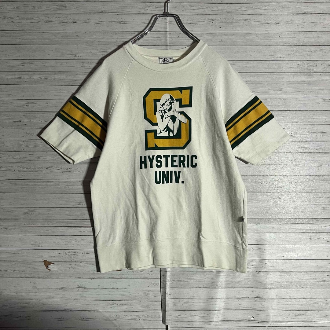 HYSTERIC GLAMOUR(ヒステリックグラマー)の【希少デザイン】ヒステリックグラマー ビックロゴ Tシャツ 半袖 ホワイト メンズのトップス(Tシャツ/カットソー(半袖/袖なし))の商品写真