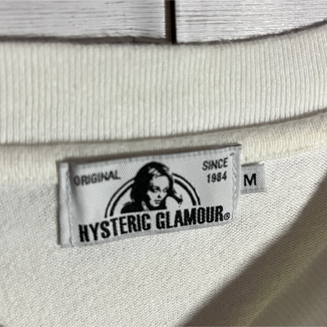 HYSTERIC GLAMOUR(ヒステリックグラマー)の【希少デザイン】ヒステリックグラマー ビックロゴ Tシャツ 半袖 ホワイト メンズのトップス(Tシャツ/カットソー(半袖/袖なし))の商品写真