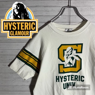 HYSTERIC GLAMOUR - 【希少デザイン】ヒステリックグラマー ビックロゴ Tシャツ 半袖 ホワイト