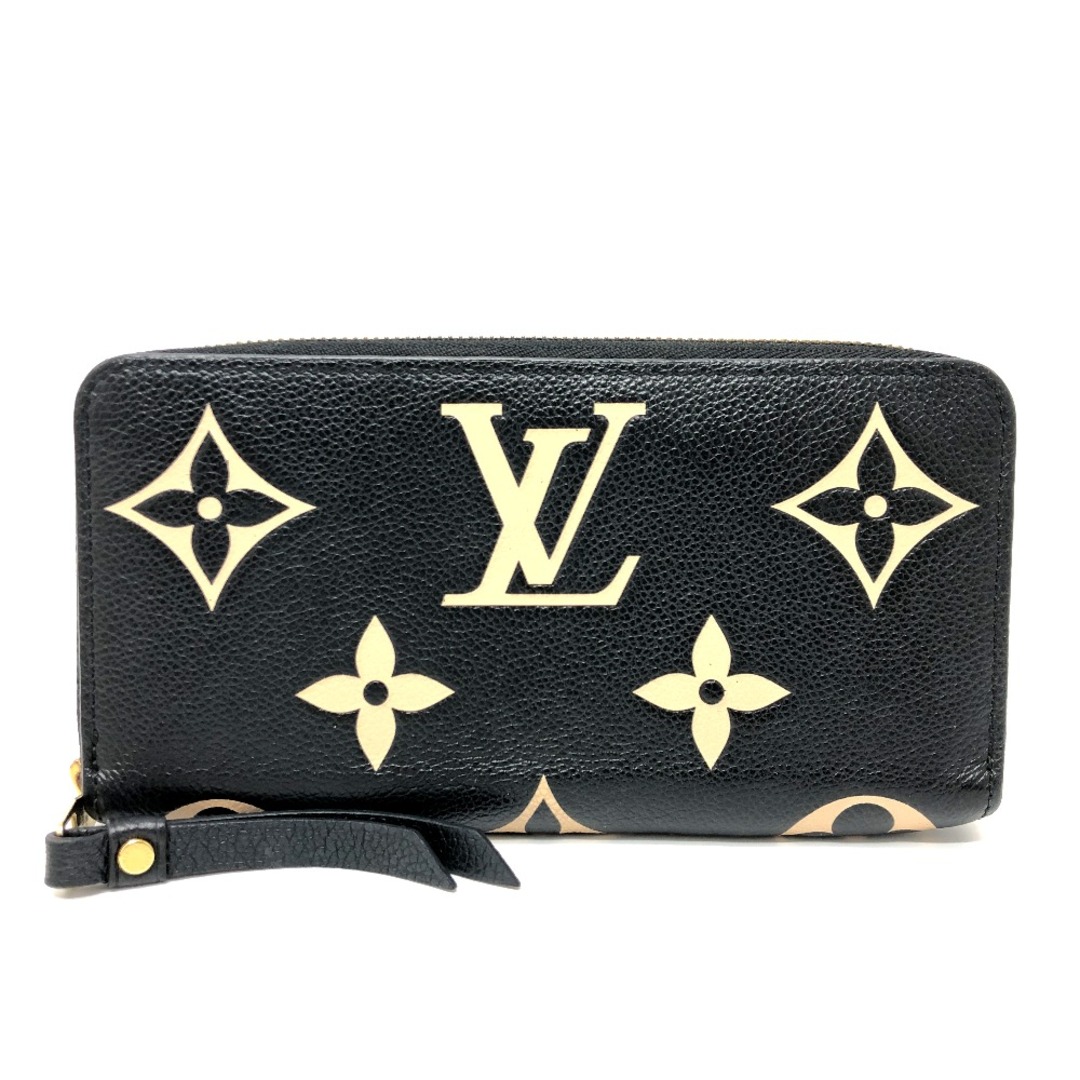 LOUIS VUITTON(ルイヴィトン)のルイヴィトン LOUIS VUITTON ジッピーウォレット M80481 バイカラー ウォレット 財布 長財布 モノグラムアンプラントレザー ブラック×ホワイト メンズのファッション小物(長財布)の商品写真