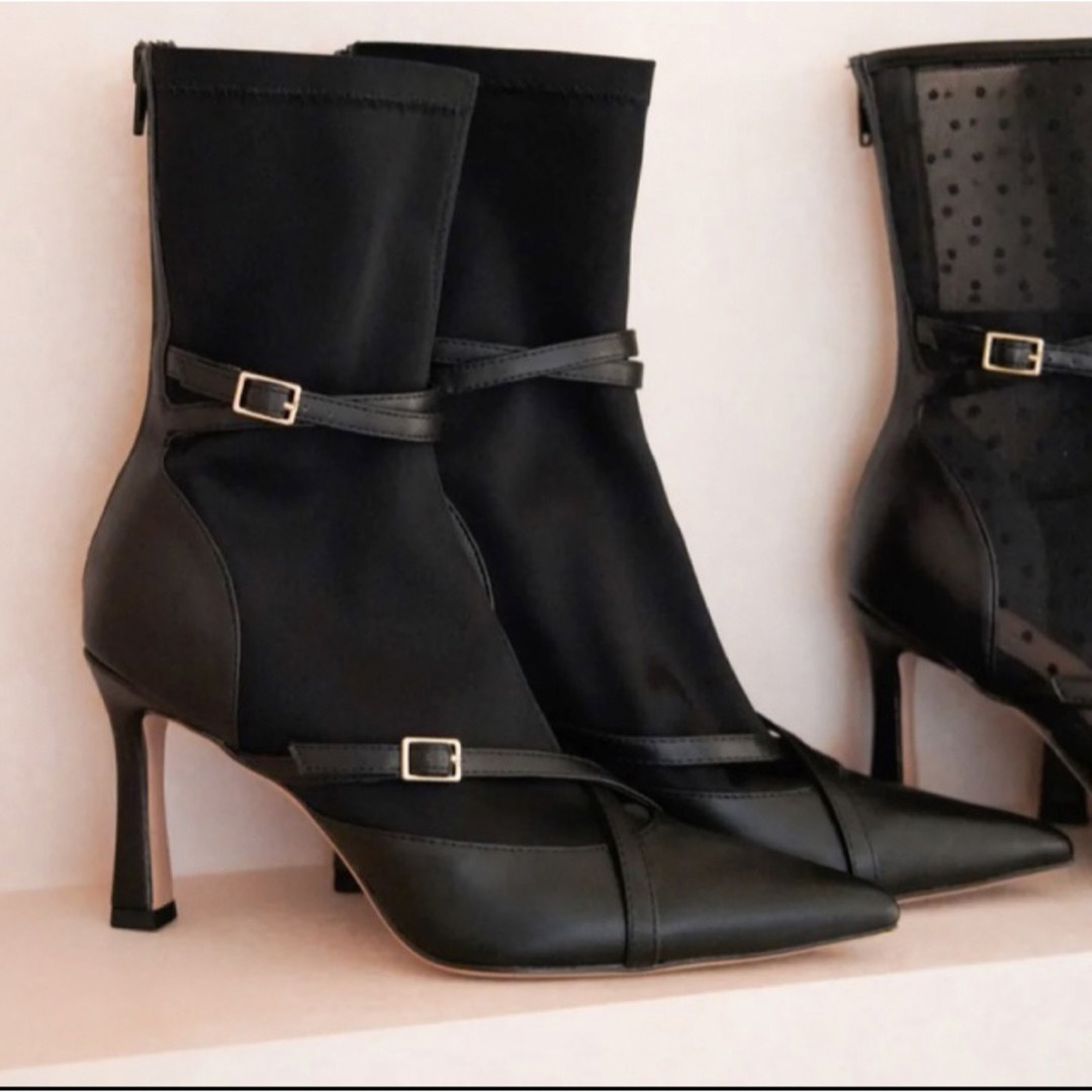 Her lip to - herlipto double belt ankle bootsの通販 by A's Her lip to - herlipto double belt ankle bootsの通販 by A's