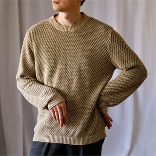 エルメネジルドゼニア(Ermenegildo Zegna)のErmenegildo Zegnaゼニア オーバーサイズサマーニット薄緑52(ニット/セーター)