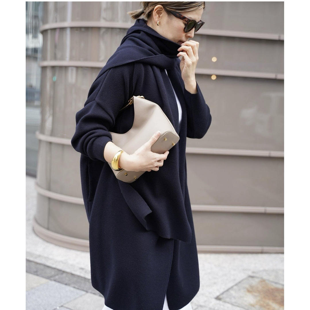 DEUXIEME CLASSE(ドゥーズィエムクラス)のDeuxieme Classe SMOOTH KNIT GOWN MIDIコート レディースのジャケット/アウター(ロングコート)の商品写真