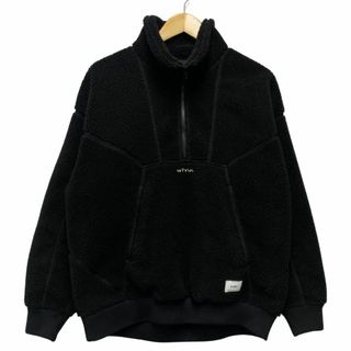 ダブルタップス(W)taps)のWTAPS ダブルタップス 22AW MWCH JACKET POAC BOA WTVUA ポアック ボアフリース プルオーバー ブラック サイズ1 正規品 / 33861(その他)