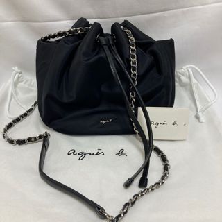 agnes b. - アニエスベー ショルダーバッグ FS34-01 ブラック期間限定