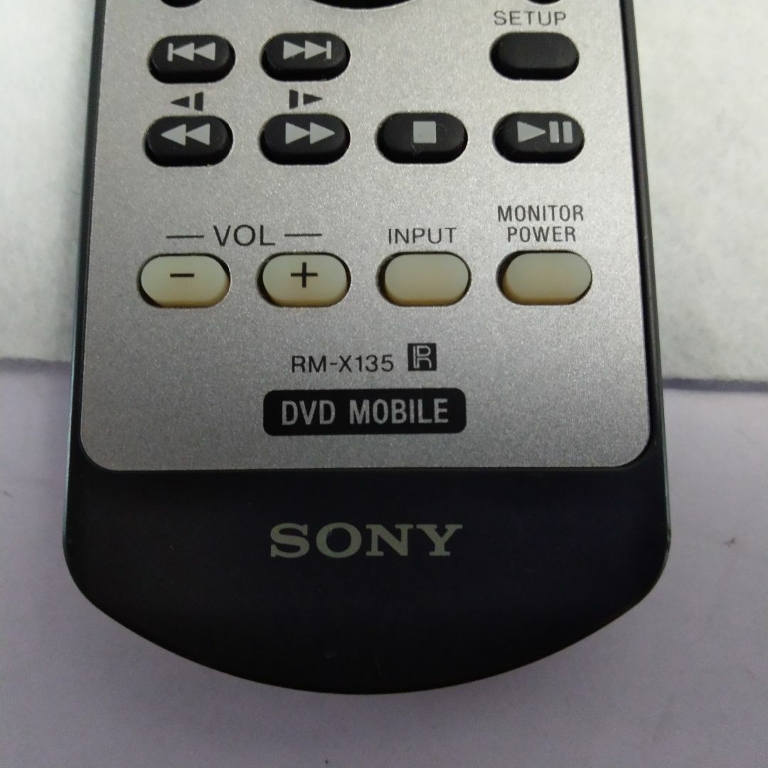 SONY(ソニー)のSONY RM-X135　DVDプレイヤーリモコン　中古　動作品 スマホ/家電/カメラのテレビ/映像機器(その他)の商品写真