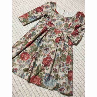 高級ブランド　銀座マギー　花柄ワンピース　美品