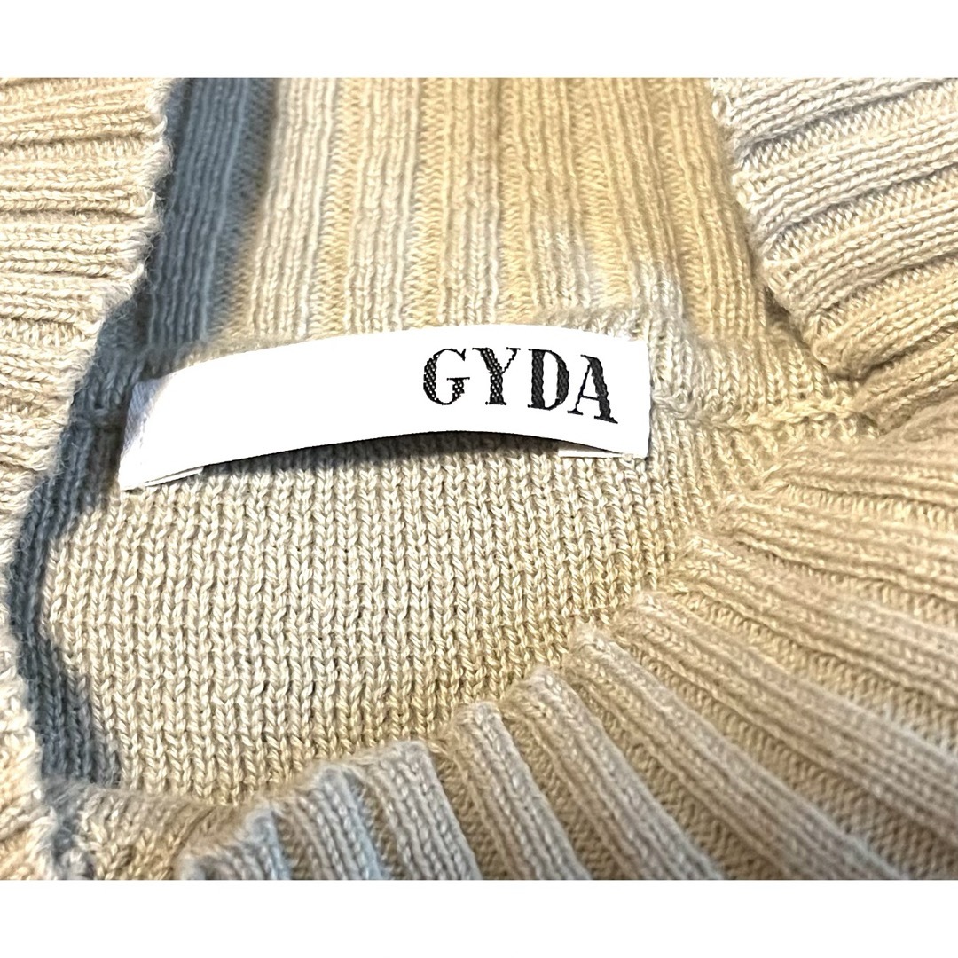 GYDA(ジェイダ)のGYDA ジェイダ サマーニット タートルショートニットトップス 短丈脚長A レディースのトップス(ニット/セーター)の商品写真