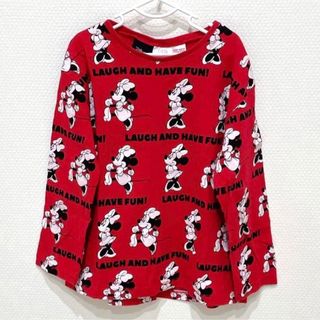 ザラキッズ(ZARA KIDS)のZARA キッズ　ミニーマウス長袖カットソー(Tシャツ/カットソー)