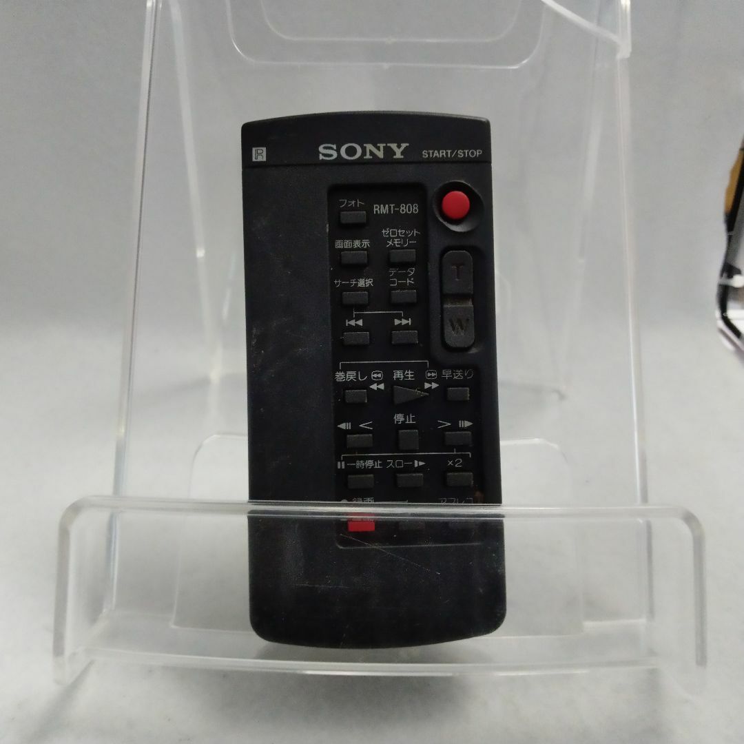 SONY(ソニー)のソニー　RMT-808 デジタルビデオ用リモコン 動作品　中古 スマホ/家電/カメラのカメラ(その他)の商品写真