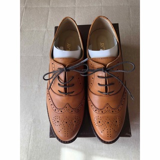 2.3万名作人気BARCLAYバークレー日本製ブラウン革靴ウィングチップシューズ