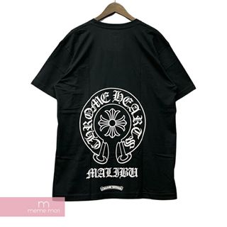 クロムハーツ(Chrome Hearts)のCHROME HEARTS Malibu Horseshoe Tee クロムハーツ マリブホースシューTシャツ 半袖カットソー ポケT プリント ブラック サイズL【240323】【新古品】【me04】(Tシャツ/カットソー(半袖/袖なし))