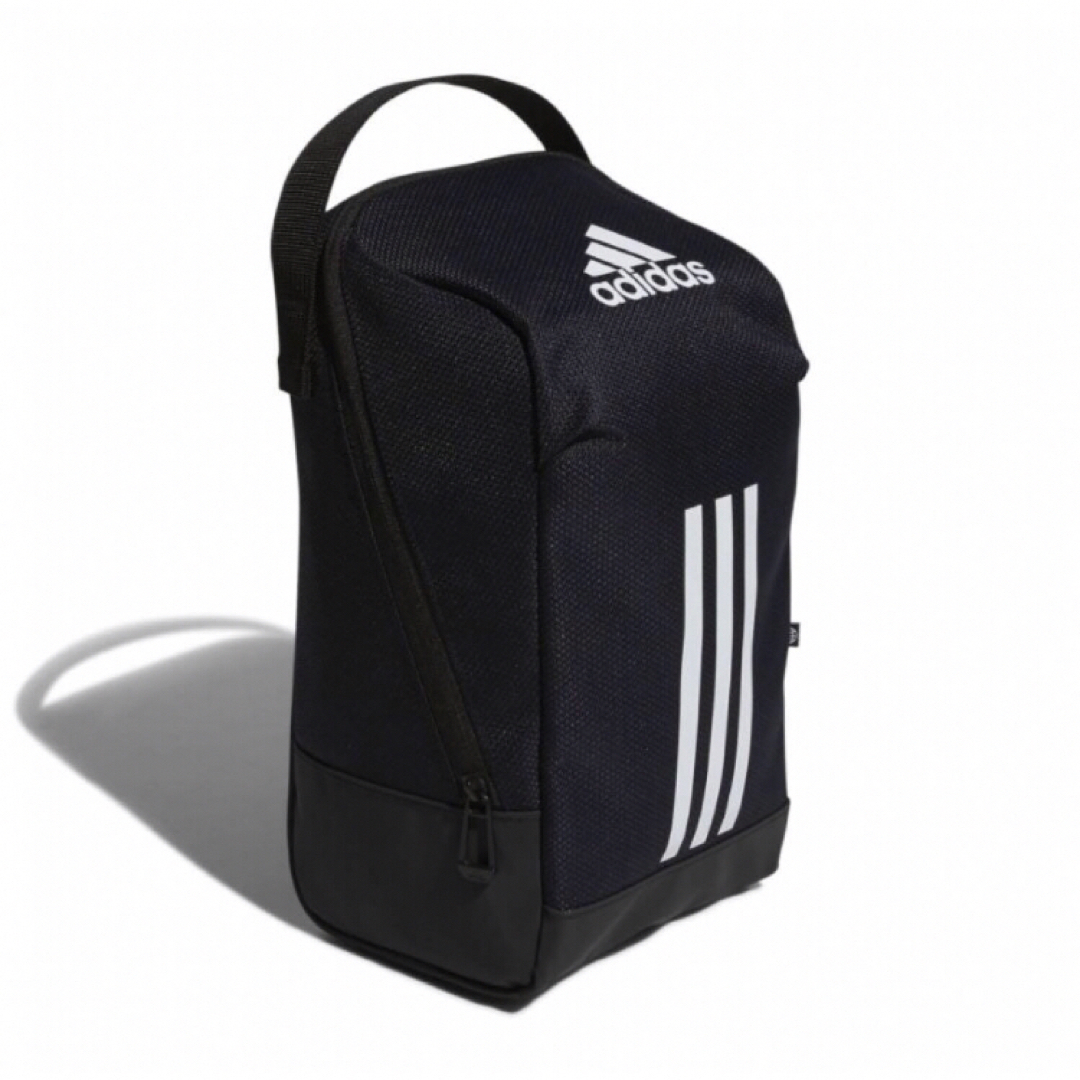 adidas(アディダス)のadidas アディダス シューズケース バック ブラック 新品 タグ付き キッズ/ベビー/マタニティのこども用バッグ(シューズバッグ)の商品写真