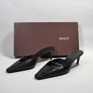 Bally - 【未使用】BALLY バリー サフィアーノ風レザー パンプス サンダル