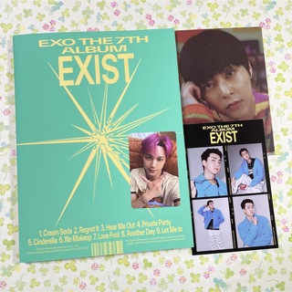 エクソ(EXO)のEXO EXIST アルバム　CD シウミン　セフン　カイ　トレカ　ポストカード(K-POP/アジア)